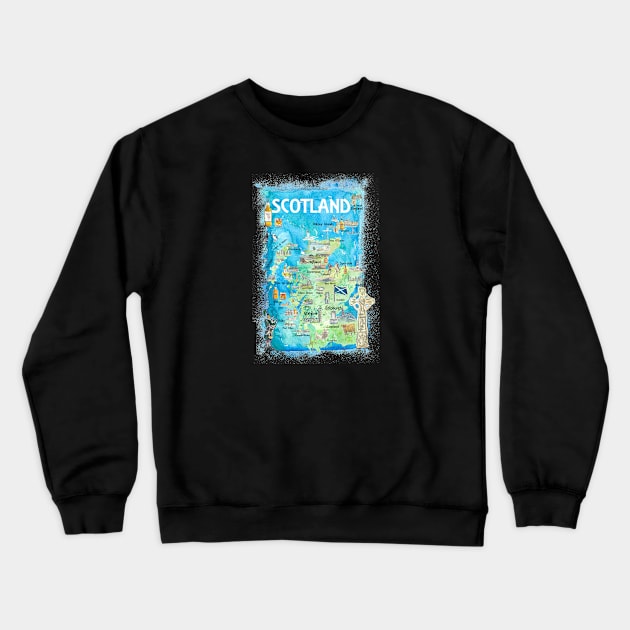 Scotland Crewneck Sweatshirt by artshop77